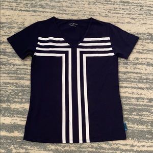 Tory Sport XS Activewear Navy/white T-shirt